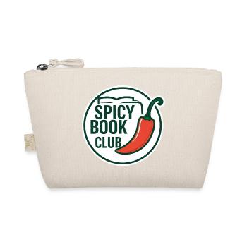 Sticker Emblem – Spicy Book Club - Organic Pouch - nature - Front