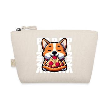 Corgi Pizza Delight - Organic Pouch - nature - Front
