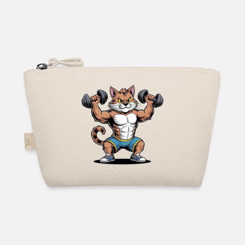 Cat muscle strength strength strength training Organic Pouch