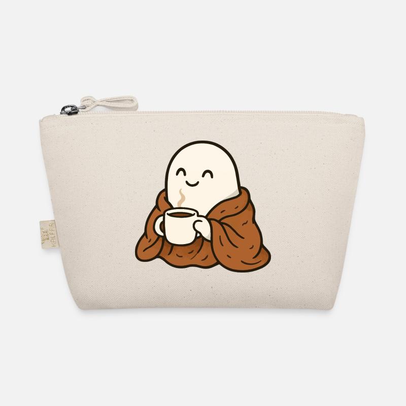 Fantôme câlin avec café et couverture Trousse biologique