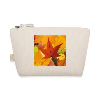Autumn Fall Leaves - Organic Pouch - nature - Front