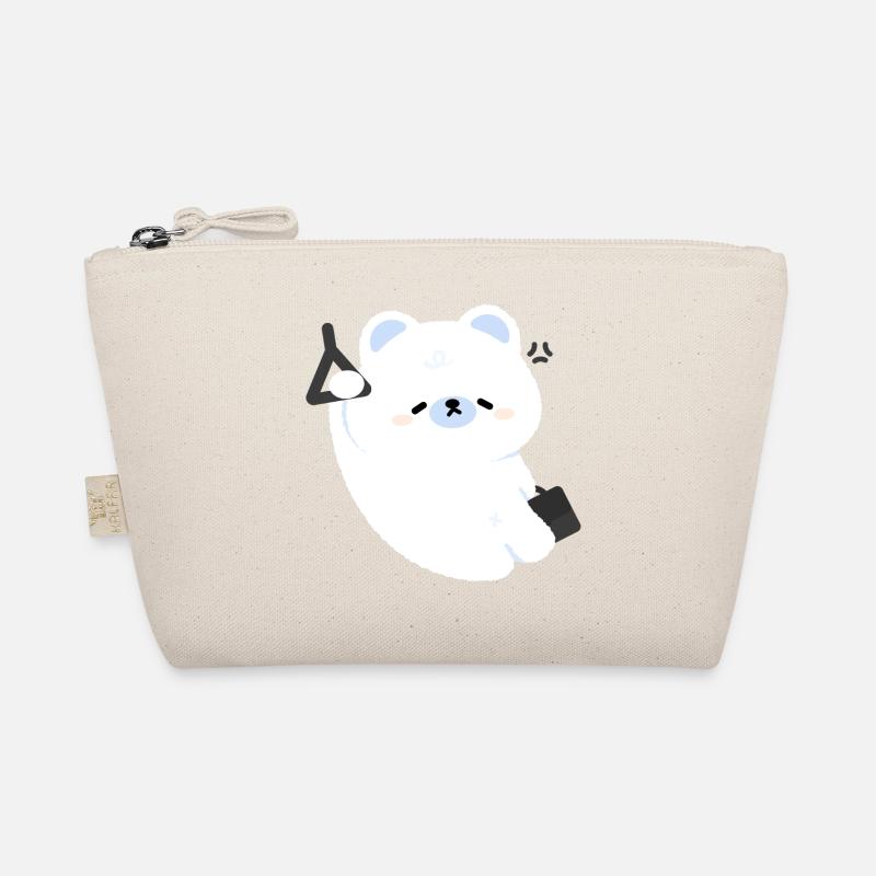 Tired Sleepy Polar commute Organic Pouch