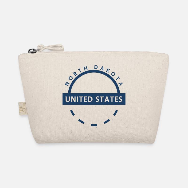 Emblemmotiv von North Dakota Bio-Täschchen