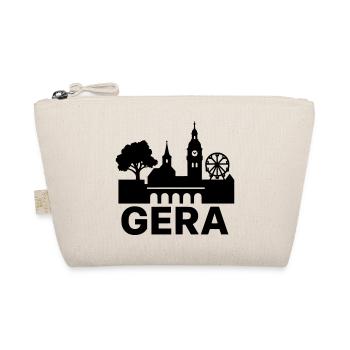 Silhouette de point de repère de la ville de Gera - Trousse biologique - nature - Devant