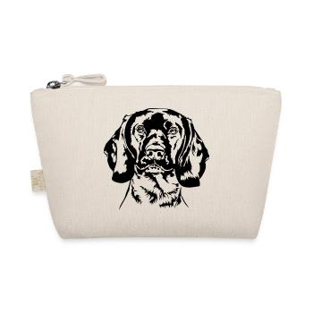 Bavarian Mountain Hound Portrait Wilsigns - Organic Pouch - nature - Front