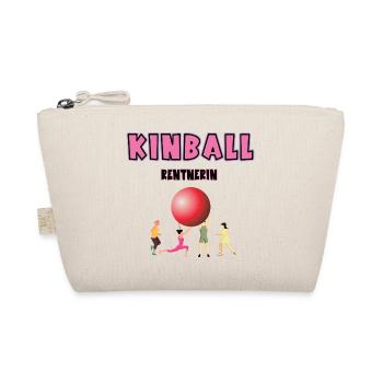 Kinball Rentnerin Kinballerin Rente Ruhestand - Bio-Täschchen - Natur - Vorne