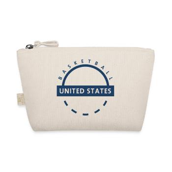 Basketball US Emblem Arc Logo - Organic Pouch - nature - Front