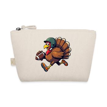 Thanksgiving Football Truthahn - Bio-Täschchen - Natur - Vorne