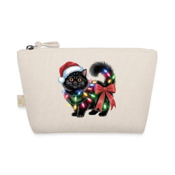 Christmas Cat - Organic Pouch - nature - Front