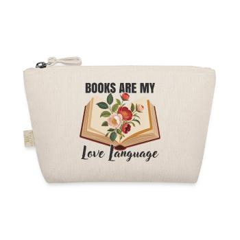 Les livres sont mon langage de l’amour - Trousse biologique - nature - Devant