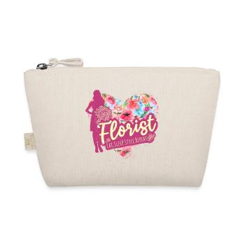 Décor de jardin vintage de fleuriste avec fleurs et cœur - Trousse biologique - nature - Devant