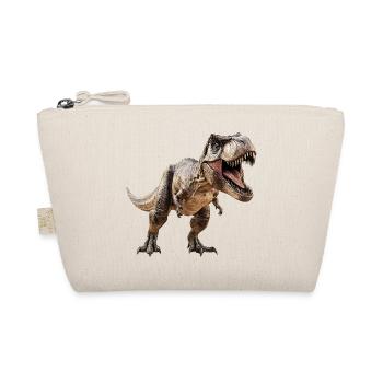 T-Rex Dino Dinosaur - Organic Pouch - nature - Front