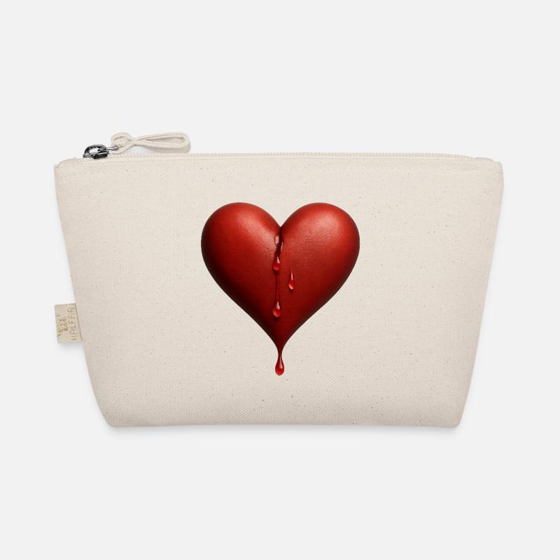 Weeping heart Organic Pouch