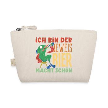 I'm the proof - beer makes you beautiful - Organic Pouch - nature - Front
