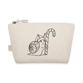 Escargot de Noël doux avec canne d’orge d’orge - Trousse biologique - nature - Devant