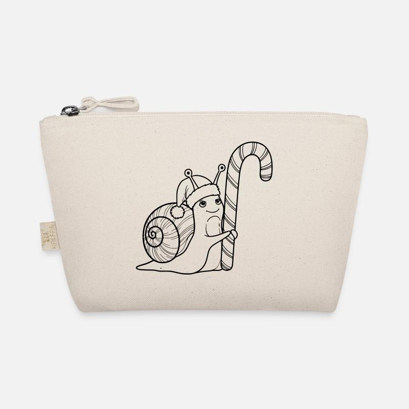 Escargot de Noël doux avec canne d’orge d’orge Trousse biologique