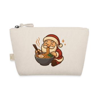Santa Claus with noodles ramen kawaii - Organic Pouch - nature - Front