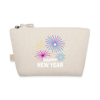 Fireworks New Year's Eve Design – Happy New Year - Organic Pouch - nature - Front