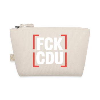 FCK CDU  - Anti CDU/CSU Logo - Bio-Täschchen - Natur - Vorne