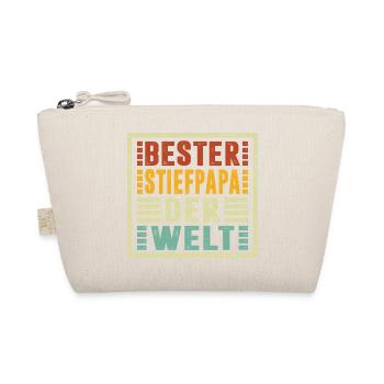 Bester Stiefpapa Der Welt Geschenke Weihnachten - Bio-Täschchen - Natur - Vorne