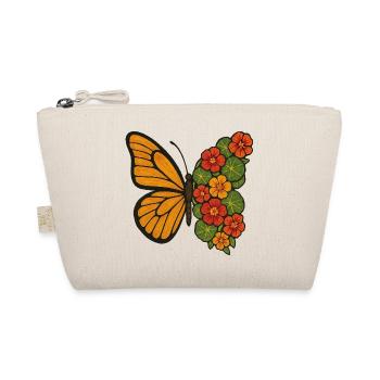 Butterfly Bloom Split - Organic Pouch - nature - Front