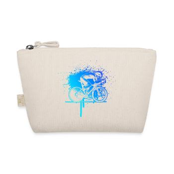 Motif drôle de vélo de route - Trousse biologique - nature - Devant