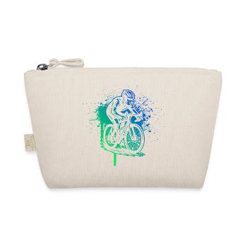 Roadbike motif with recognition value - Organic Pouch - nature - Front
