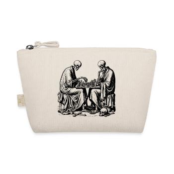 Skeletons play chess - Organic Pouch - nature - Front
