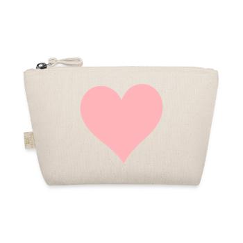 Saint-Valentin Cœur Rose, St.valentin - Trousse biologique - nature - Devant