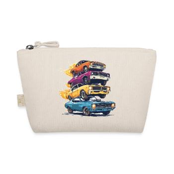Just A Boy Who Loves Cars Toddler Graphic - Organic Pouch - nature - Front
