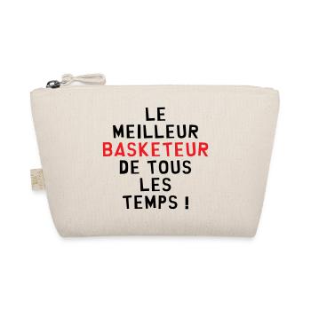Basketball Best Basketball Player - Organic Pouch - nature - Front