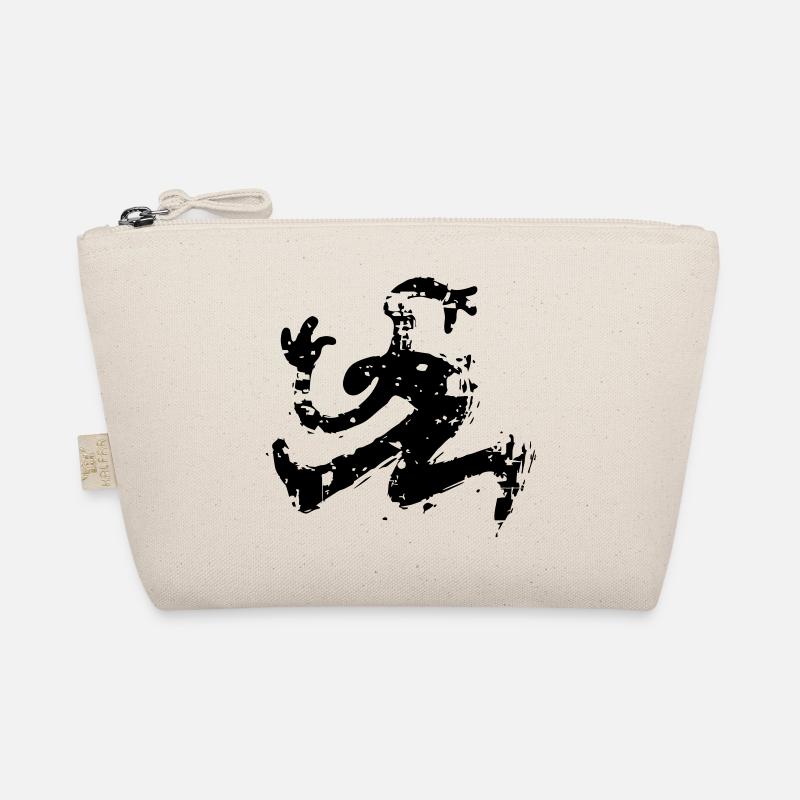 Minimal Abstrakt Form Bewegung Zeichnung Dynamisch Bio-Täschchen