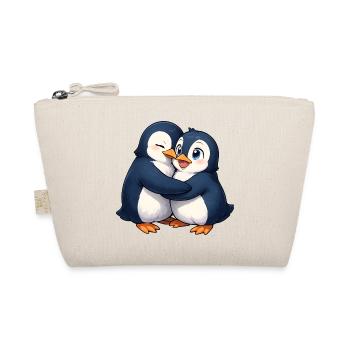 Cuddly friendship of the penguins - Organic Pouch - nature - Front