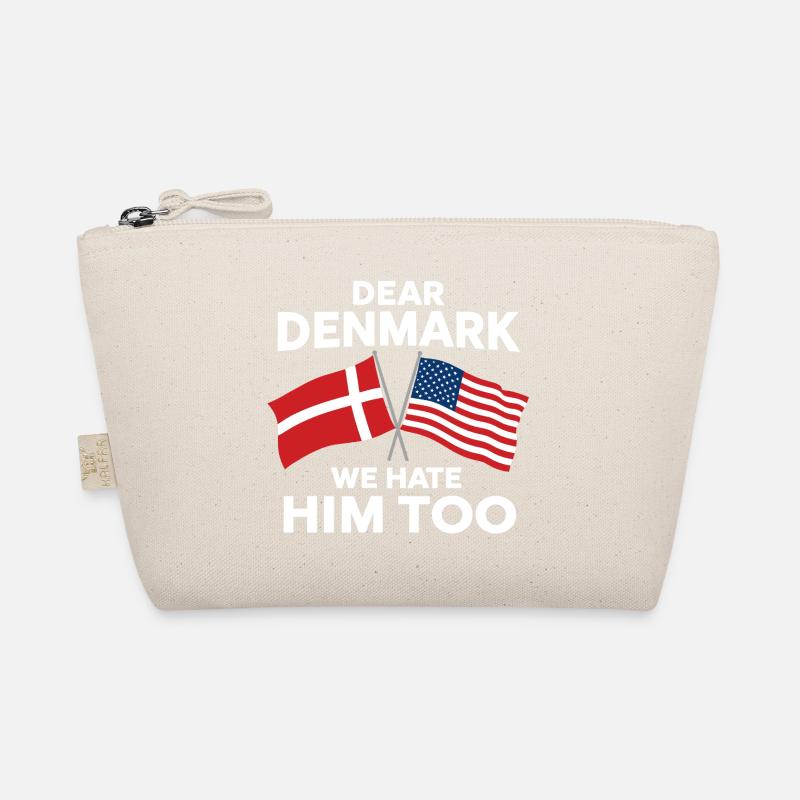 Dear Denmark We hate him - Organic Pouch - nature