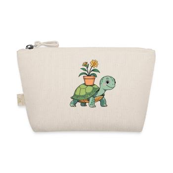 Petite tortue avec pot - Trousse biologique - nature - Devant