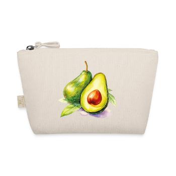 Avocado Watercolor Freshness - Organic Pouch - nature - Front