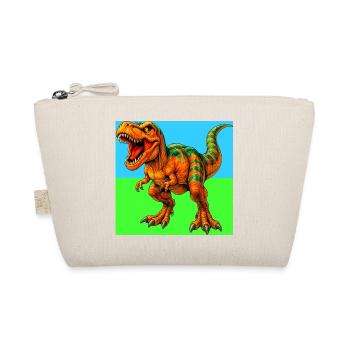 Dinosaurier - Bio-Täschchen - Natur - Vorne