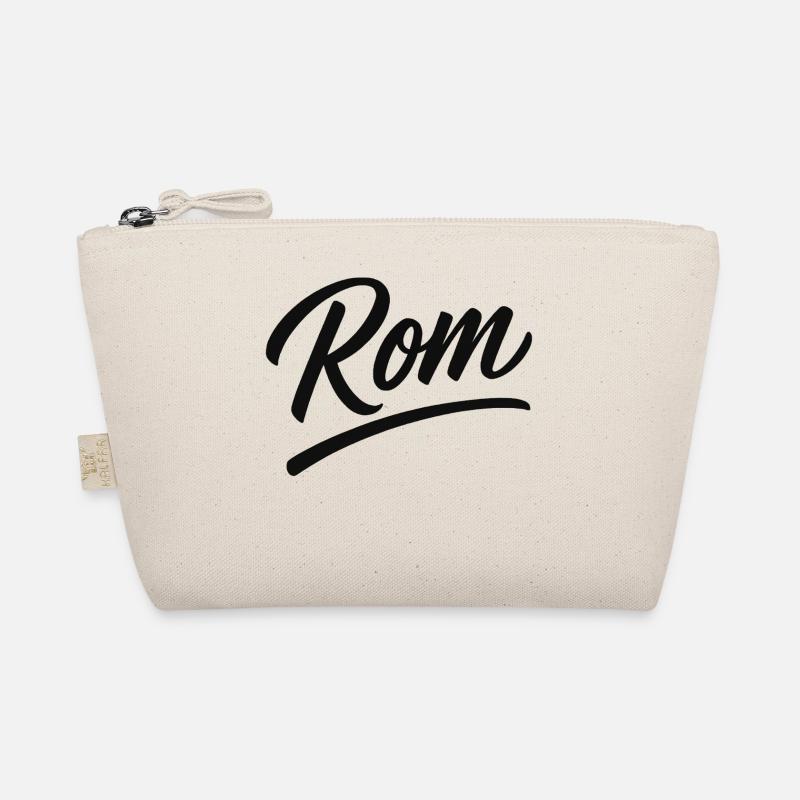 Rom Script Lettering Subline Organic Pouch