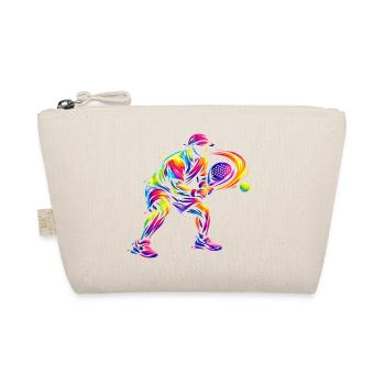 Padel Player Gift Kids Boy Passion - Organic Pouch - nature - Front