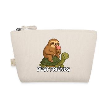 Best Friends Sloth Turtle - Organic Pouch - nature - Front