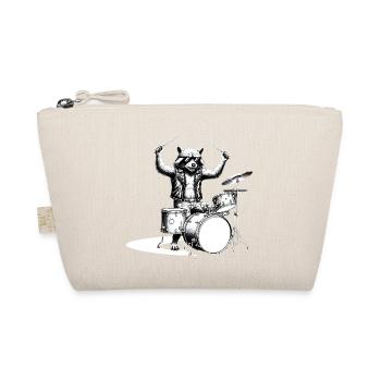 Rocker Raccoon Metal Heavy Metal Hard Rock Design - Trousse biologique - nature - Devant