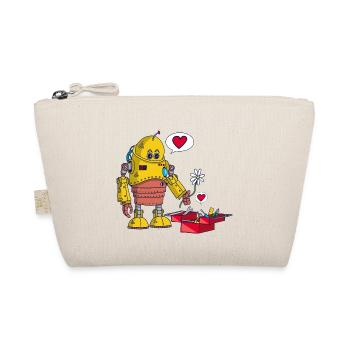 The robot and love - Organic Pouch - nature - Front