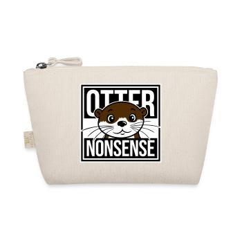 Otter Nonsense Lustig Wortspiel Otter Liebe Spruch - Bio-Täschchen - Natur - Vorne