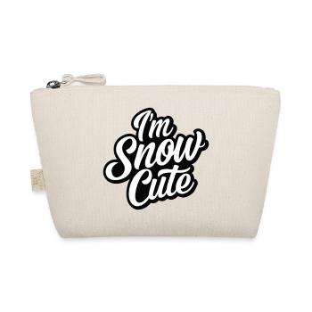 Je suis mignon comme la neige - Trousse biologique - nature - Devant