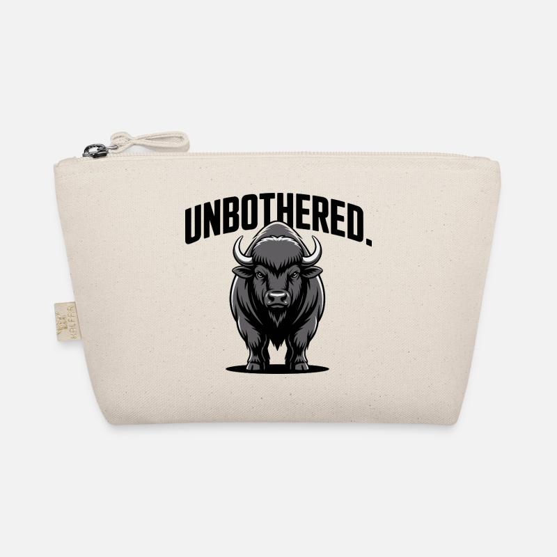 Unbothered Bull Emblem Organic Pouch