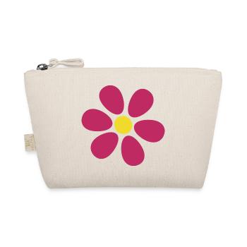 Fleur rose, fleurs rouges violettes, fleurs fleurs, chemise fleur - Trousse biologique - nature - Devant