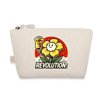 Lettres fleur avec poing et révolution - Trousse biologique - nature - Devant