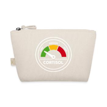 Cortisol Messgerät Lustig Hormone Geschenk - Bio-Täschchen - Natur - Vorne