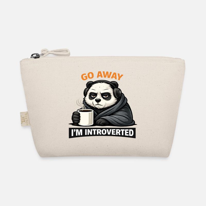 Introvert Panda Coffee Tee Organic Pouch