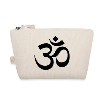 Silhouette du mantra du symbole Om - Trousse biologique - nature - Devant